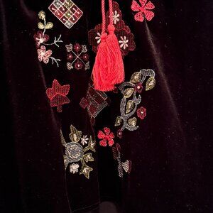 Festive Velvet Top for the Holidays by ZARA in L